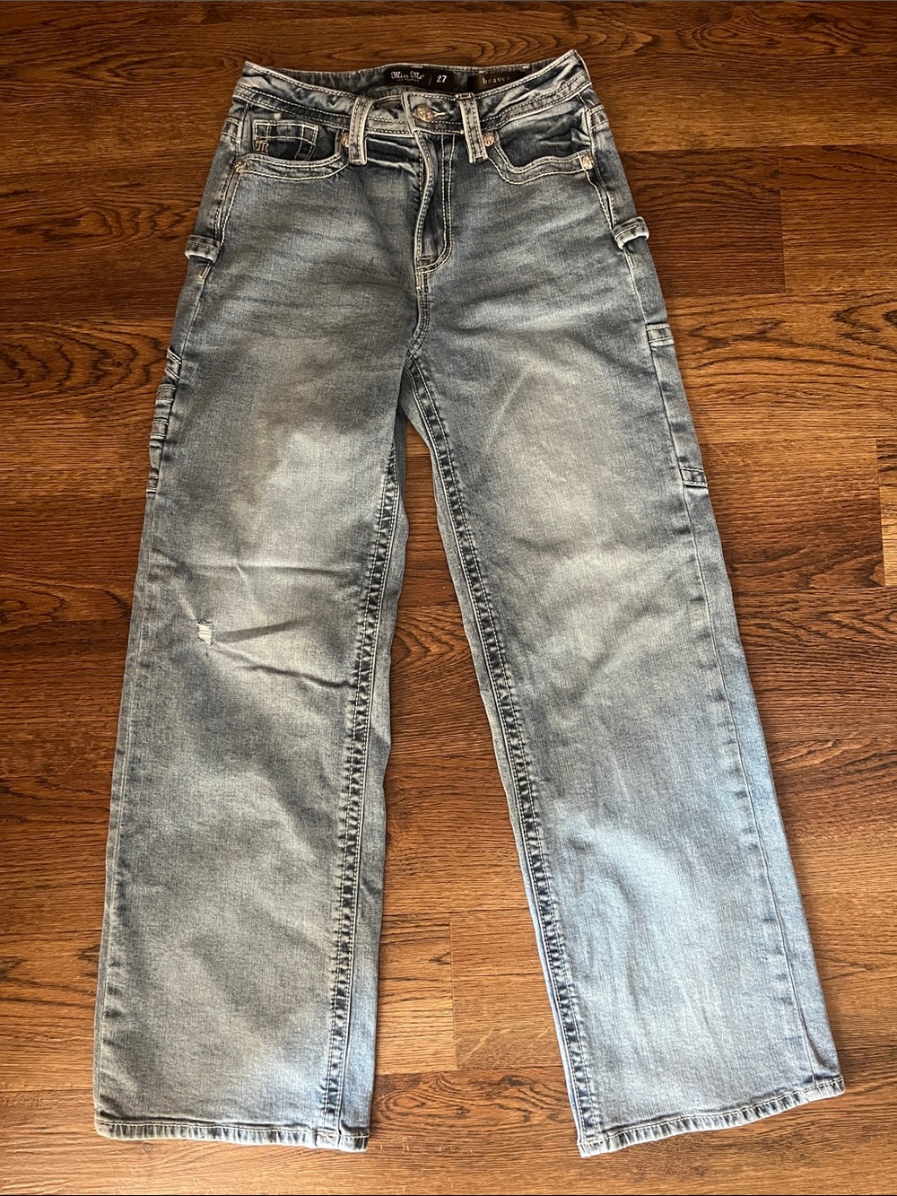 Miss Me Hiih-Rise, Wide Leg cargo Jeans